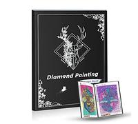 Diamond Patinting Classeur de rangement portable pour peinture diamant A3, Noir , A3, Album 01
