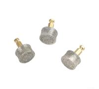 Diamond Pet Nail Grinding Head 60 Grit 3pcs 4mm Shank(Grit 60) | 60 grit coarse diamond, copper core, fast nail reduction, 4mm shank, fits electric grinders