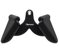Diamond 【Poignées ProGrip (31-80 cm) et porte-poignées tractions et rames, antidérapantes, gymnase/maison Gym, prise neutre/couché, dos, épaules, biceps (barre étroite 31,5 cm poignée neutre)