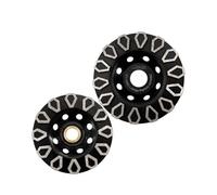 Diamond Rhombus-Shaped Abrasive Grinding Disc Cup Sanding Wheel Turbo Durable Concrete Masonry Granite Stone(1pc,Dia 115mm)