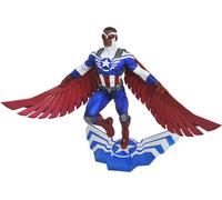 Marvel- ESTATUA Diorama 25CM Gallery Captain America Figurine PVC Sam Wilson, APR172655, 30663172655, Mulitcolor, One Size