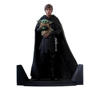 Diamond Select Toys Diamond Star Wars Premier Collection: The Mandalorian - Luke Skywalker and Grogu Statue (1/7) (FEB222120)