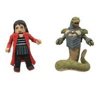DIAMOND SELECT TOYS Paquet de 2 serpents et merveilles Battle Beasts Minimates, série 1 G