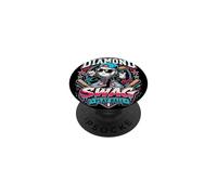 Diamond Swag Play Ball Mascotte de Baseball Graphique Batte Cool PopSockets PopGrip Adhésif