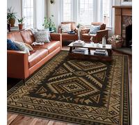 Diamond Tapis bohème tribal à poils courts rectangulaire doux et résistant aux taches pour salon, chambre à coucher, salle de classe, dortoir, 1,8 x 2,7 m