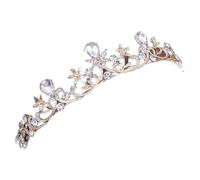Diamond Tiara Gold Color Crystal Rinaistone Couronne et Tiara Mariage Hair Bijoux Accessoires pour femmes Tiaras Bridal Head Piece Girls Bands