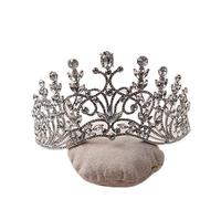 Diamond Tiara magnifique brillant argent plaqué cristal nuptial mariage diamant beauté couronne bandeau accessoires de cheveux de mariée