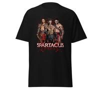 DIAMOND WHEEL Quality Spartacus Shirt - Perfect for Fans of The TV Series Black XL