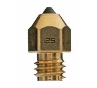 Diamondback Buses - Compatible MK8 - Buses d'imprimante 3D polycristallines solides à pointe diamantée, extrusion améliorée, tout filament, longue durée de vie, résistantes à l'usure, adhérence des couches, fabriquées aux États-Unis (0,25 mm)