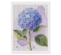 Diamonds Kit de peinture diamant aquarelle hortensia pour adultes et débutants 30,5 x 40,6 cm avec outils de bricolage carrés 5D diamants pois artisanat peinture gemme art peinture par Diamonds pour