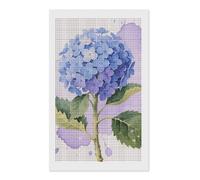 Diamonds Kit de peinture diamant aquarelle hortensia pour adultes et débutants 30,5 x 50,8 cm avec outils de bricolage carrés 5D diamants pois artisanat peinture gemme art peinture par Diamonds pour