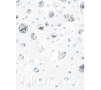 DIAMONDS: Oversized Decorative Book for Coffee Tables, Vanities and Shelf Styling | Sparkling Diamond Art Cover | Stack Deco Books to Create an Elegant Luxury Home Look