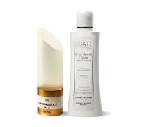 DiamondStick - Peeling Visage par Microdermabrasion poussière de Diamant | Réduit Rides, Tâches Pigmentaires, Cernes, Points Noirs, Poils Incarnés & Pores | Soin Anti-Âge | exfolie cicatrices d'acné