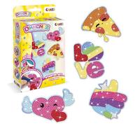 DIAMONDZ Mega Set Sticker Fun Serie - Diamond Painting Set Autocollants DIY, 4 Stickers avec Strass, Kit Broderie Diamant