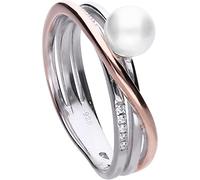 Diamonfire Bague pour femme Two-Tone taille 50-11 classique code 61/1975/1/111/160