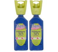 Diam's 3D, 37ml, Brillant Bleu Marine (Lot de 2)
