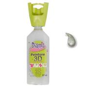 DIAM'S 3D, 37ml, Pailleté Holographique Argent