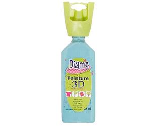 Diam's Peinture 3D multisurface - Brillant bleu turquoise