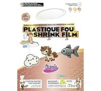 DIAM'S Plastique Fou 7 Feuilles, Paillette, Moyen, Set de 7 Pièces