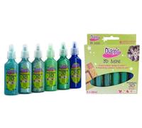 DIAM'S Set de 6 Mini, Total Paradise Couleurs Assorties, 20 ml