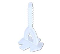 DIAMWOOD - 250 Croisillons Autonivelants À Visser HI-FIX 3 mm - Pose Facile Et Précise De Carrelage 2 À 20 mm - Nivellement Rapide, Joint Régulier