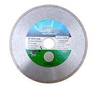 DIAMWOOD - Disque Diamant Carrelage et Faïence pour Meuleuse | Lame Diamantée à Tronçonner | Découpe Parfaite et Professionnelle | Diamètre 180 mm | Alésage 25,4/22,23 mm | Hauteur Jante 5 mm | CUTTER