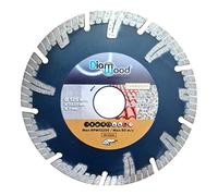 DIAMWOOD - Disque Diamant Turbo 125 mm Alésage 22,23 mm Épaisseur 2,0/1,2 mm Hauteur 7 mm - Découpe Béton, Carrelage, Granit, Pierre Naturelle - TURBOCUT