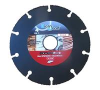 DIAMWOOD EXPERT EN EQUIPEMENT - Disque à concrétion carbure multiusage 125 x Al. 22,23 x ép. 1,8 mm bois, plastique, plâtre, cuivre - EAGLE