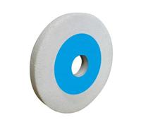 Diamwood Meule Touret Vitrifiée Blanche D. 150 mm épaisseur 20 mm alésage 32 mm - Grain 46 Corindon - Idéale pour Meulage et Affûtage