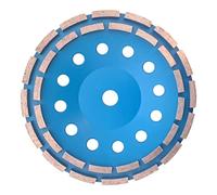 DIAMWOOD - Plateau De Surfaçage Diamanté 230 mm - Alésage 22,23 mm - Segments 4,8/5 mm - Béton, Pierre, Granit, Chape, Enduit, Matériaux Abrasifs