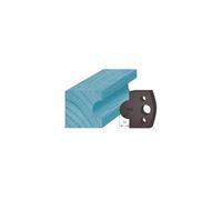 Diamwood Platinum - Jeu de 2 contre-fers profilés Ht. 38 x 4 mm gueule de loup A14 pour porte-outils de toupie - Diamwood Platinum