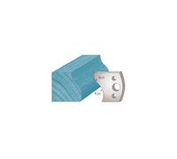 Diamwood Platinum - Jeu de 2 fers profilés Ht. 40 x 4 mm doucine M09 pour porte-outils de toupie - Diamwood Platinum