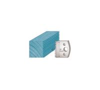 Diamwood Platinum - Jeu de 2 fers profilés Ht. 40 x 4 mm enture dents de scie 4 mm M117 pour porte-outils de toupie - Diamwood Platinum