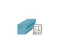 Diamwood Platinum - Jeu de 2 fers profilés Ht. 40 x 4 mm moulure spéciale plinthe M106 pour porte-outils de toupie - Diamwood Platinum