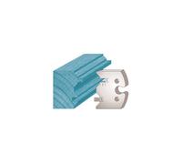 Diamwood Platinum - Jeu de 2 fers profilés Ht. 50 x 5,5 mm spécial volet/lambris M239 pour porte-outils de toupie - Diamwood Platinum