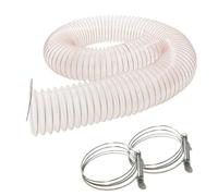 DIAMWOOD - Tuyau Flexible Aspiration Copeaux Bois Poussière - Gaine PU Spirale Acier Cuivré Ø 100mm Longueur 5M - avec 2 Colliers De Serrage Inclus
