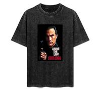 DIAN PIN KE Above The Law Steven Seagal Action Movie Vintage Short Sleeve Men Women T-Shirts Washed Cotton Size XL