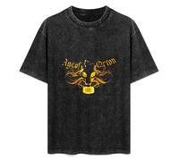 DIAN PIN KE Age of Randy Orton RKO Vintage Streetwear T-Shirt Washed Unisex Tops Size M