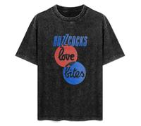 DIAN PIN KE Buzzcocks Love Bites Men's Women's Short Sleeve Soft Washed Cotton T-Shirt Size XXL