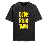 DIAN PIN KE Do The Right Thing Film Movies Movie Vintage Short Sleeve Men Women T-Shirts Washed Cotton Size M