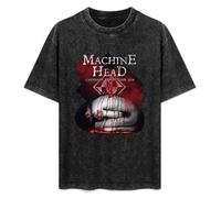 DIAN PIN KE Machine Head Catharsis Vintage Short Sleeve Men Women T-Shirts Washed Cotton Size 3XL