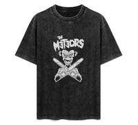 DIAN PIN KE The Meteors Vintage Short Sleeve Men Women T-Shirts Washed Cotton Size XXL