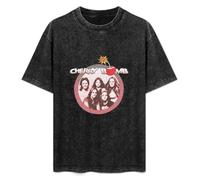 DIAN PIN KE The Runaways Cherry Bomb Punk Vintage Short Sleeve Men Women T-Shirts Washed Cotton Size XL