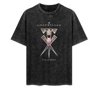 DIAN PIN KE The Undertaker Cool Symbol Logo Vintage Short Sleeve Men Women T-Shirts Washed Cotton Size XXL