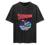 DIAN PIN KE Thunderbirds TV Show Men's Women's Short Sleeve Soft Washed Cotton T-Shirt Size M