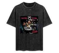 DIAN PIN KE Twisted Sister Still Hungry Metal Men's Women's Short Sleeve Soft Washed Cotton T-Shirt Size XXL
