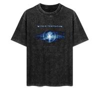 DIAN PIN KE Within Temptation Silent Force Girlie Vintage Short Sleeve Men Women T-Shirts Washed Cotton Size L