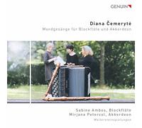 Diana Cemeryte – Pièces pour flûte à bec et accordéon – Walter Genuin