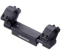 Diana Ensemble de Lunette de visée Bullseye 25,4 + 30 mm pour Rail à Prisme de 11 mm, Noir, 25,4/30 mm
