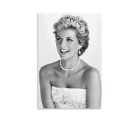Diana, Princesse de Galles Poster2 - Impression sur toile - Décoration murale - Affiches d'œuvres d'art esthétiques pour chambre - 60 x 90 cm